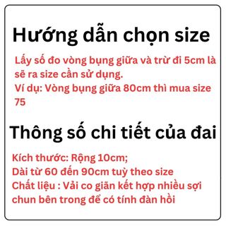 (Lẻ) Đai nịt đeo bụng hãng perfect eo chính hãng