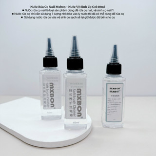  Nước rửa cọ + dưỡng cọ nail hãng mixbon chai 60ml 