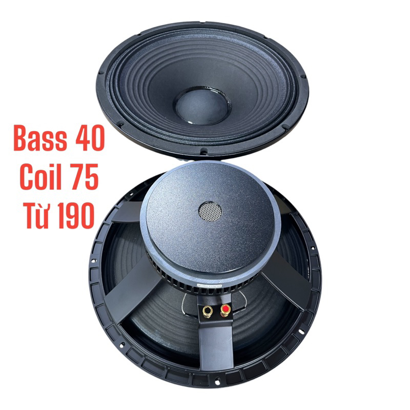 Loa bass 40 coil 75 từ 190 sườn nhôm nhập cao cấp