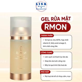 [CHÍNH HÃNG] Sữa Rửa Mặt Thảo Mộc Rmon White Label Gold Cleansing Gel Hàn Quốc (Chai 120ml)