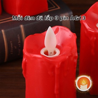 Nến điện tử tim lắc .Dùng 3 viên pin Ag13 [LẮP SẴN PIN]