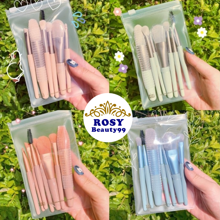(Rẻ Vô Địch) Bộ cọ trang điểm gốm 8 món, bộ cọ trang điểm cá nhân C1 RosyBeauty99
