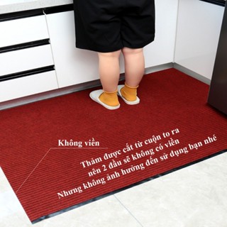 Thảm lau chân nhà tắm, nhà bếp đế cao su Thảm chống trượt tốt thấm hút xốp dày 0.6cm