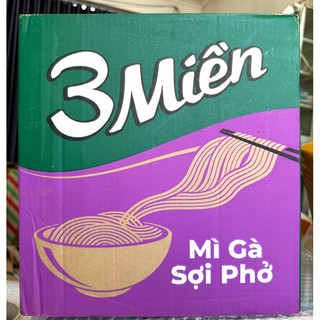 Thùng 30 gói x 75g Mì Tôm 3 Miền