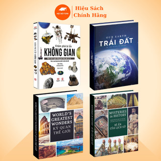 Combo Sách : Kỳ Quan Thiên Nhiên Thế giới, Bí Ẩn Lịch Sử, Khám Phá Bí Ẩn Không Gian, Trái Đất