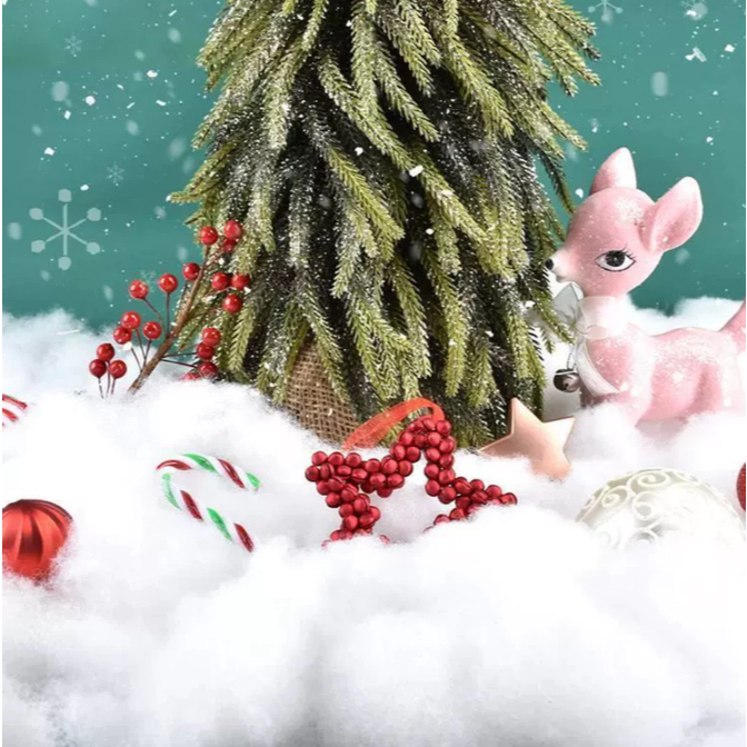 Bông Gòn Xơ Giả Làm Tuyết Làm Mây Trang Trí Noel Decor Giáng Sinh