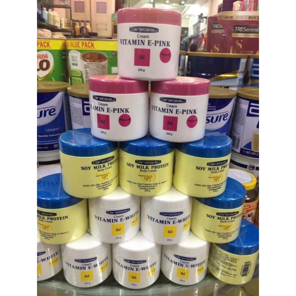 Kem vitamin e carebeau 250g ( mẫu mới)