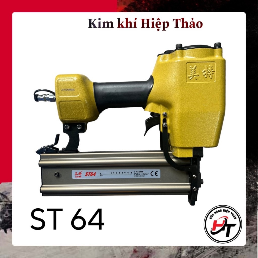 Súng bắn đinh bê tông Meite ST64 - Dùng hơi, Kích thước 18-64mm