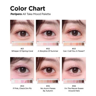 (XẢ KHO,NGHỈ BÁN) Bảng phấn mắt Peripera All Take Mood Palette