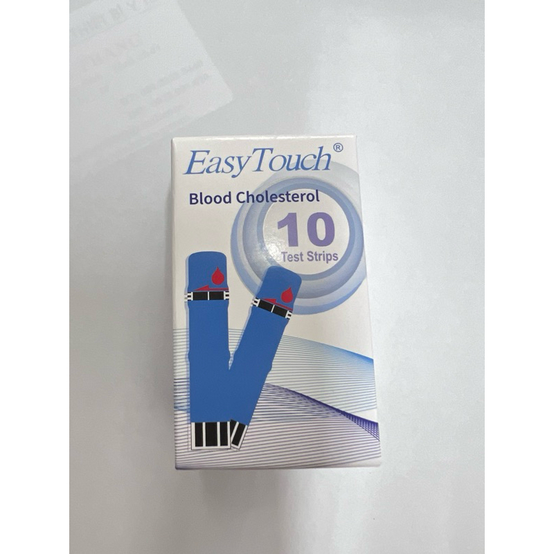 (có sẵn) Que thử mỡ máu, cholesterol cho máy đo Easy Touch GCU ET322