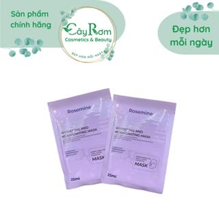 Mặt nạ Rosemine Whitening and Rejuvenating mask ( Set 20 miếng) dưỡng da Cây Rơm Cosmetics