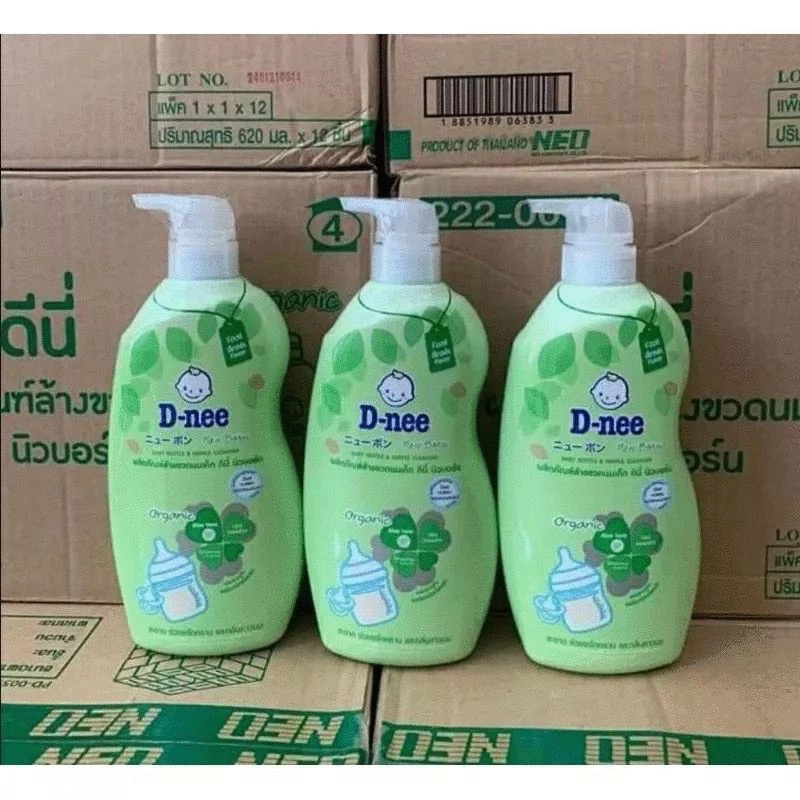 Nước rửa bình sữa Dnee dạng chai 620ml
