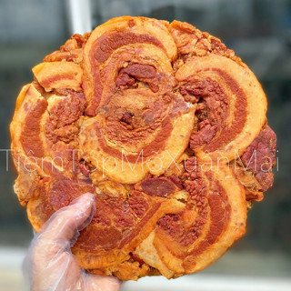 500g Tóp Mỡ Má Heo Một Mặt [GIÒN hay DẺO tùy chọn]