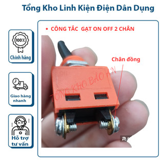Công tắc gạt on off 2 chân