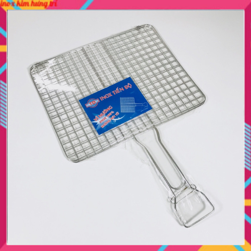 Vỉ nướng inox Tiến Độ cao cấp đủ loại, vỉ kẹp, vỉ sườn dùng nướng thịt trên bếp than, bếp gas loại