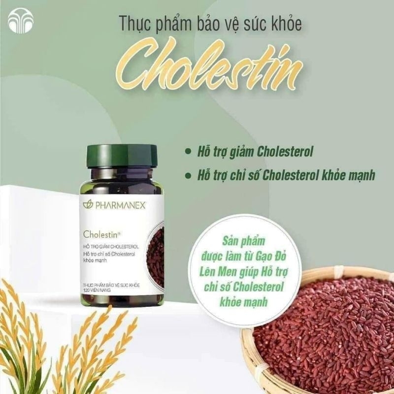 Giảm chỉ số mỡ máu Cholestin Nuskin mỹ