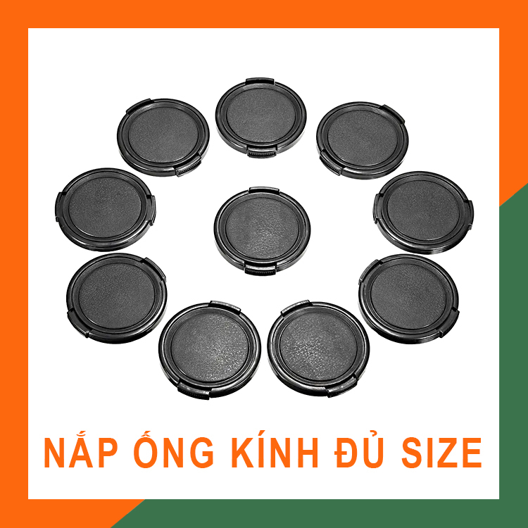 Nắp Đậy Ống Kính Máy Ảnh (25-27-28-30-30.5-32-34-37-39-40.5-43-46-49-52-55-58-62-67-72-77-82-86-105)