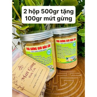 Trà Gừng gió đường phèn hoà tan Tặng kèm mứt gừng viên  giải cảm , tốt hệ tiêu hoá , cải thiện da dày,đõ đau xương khớp