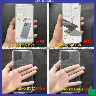 Ốp lưng Samsung M33 5G/ M53 5G dẻo trong bảo vệ cam bền đẹp