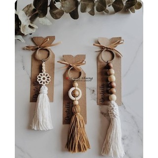 [Khuyến mãi] Hạt gỗ tròn, làm macrame, handmade, decor