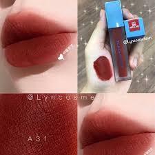 [ Black Rouge ] - Son Kem Black Rouge Air Fit Velvet Tint A31 Màu Đỏ Gạch