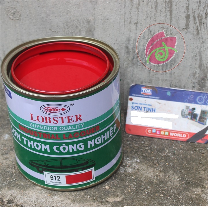 Sơn thơm nhanh khô màu đỏ Lobster 612 800ML