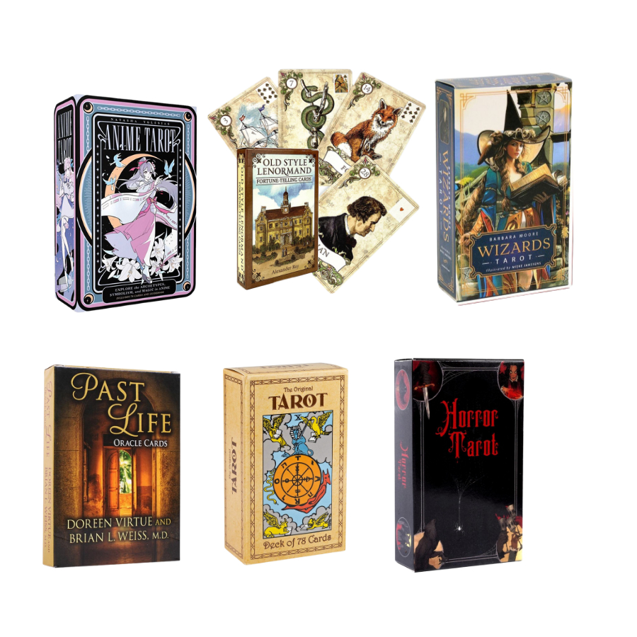Bài tarot Anime, Old, Past, Original, Horror, Wizards Size Thường - Tarotshop tarot nhiều mẫu size t