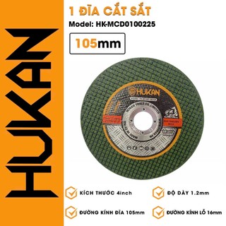 Đá cắt sắt HUKAN HK-MCD0100225, Đường kính 105mm - Cao cấp