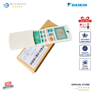   HÀNG CHÍNH HÃNG  Điều khiển điều hòa máy lanh Daikin 2 CHIỀU 2 NÚT XANH TẶNG PIN MỚI FULLBOX 