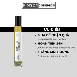  Tinh dầu nước hoa dạng lăn CODEDECO So Sexy By Night 10ml Gợi cảm Ngọt ngào 