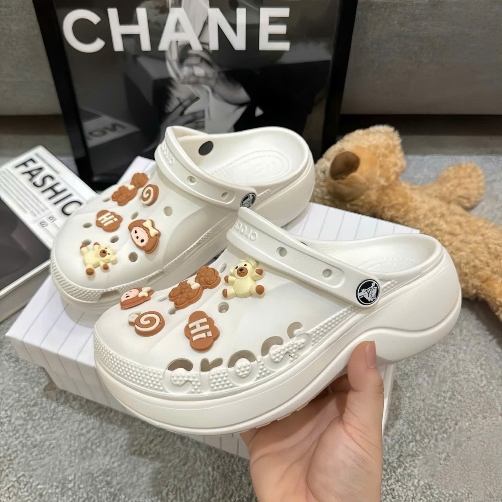 Dép Crocs nữ BAYA PLATFORM CLOGS Xăng Đan Đế Xuồng Cao 5P , Giày Sục Crocs sandal Đi Biển Giày Chống Trượt Hàng Cao Cấp | BigBuy360 - bigbuy360.vn