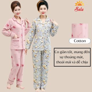 Bộ đồ pyzama mặc nhà cho mẹ