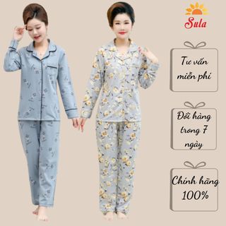 Bộ đồ pyzama mặc nhà cho mẹ