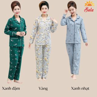 Bộ đồ pyzama mặc nhà cho mẹ
