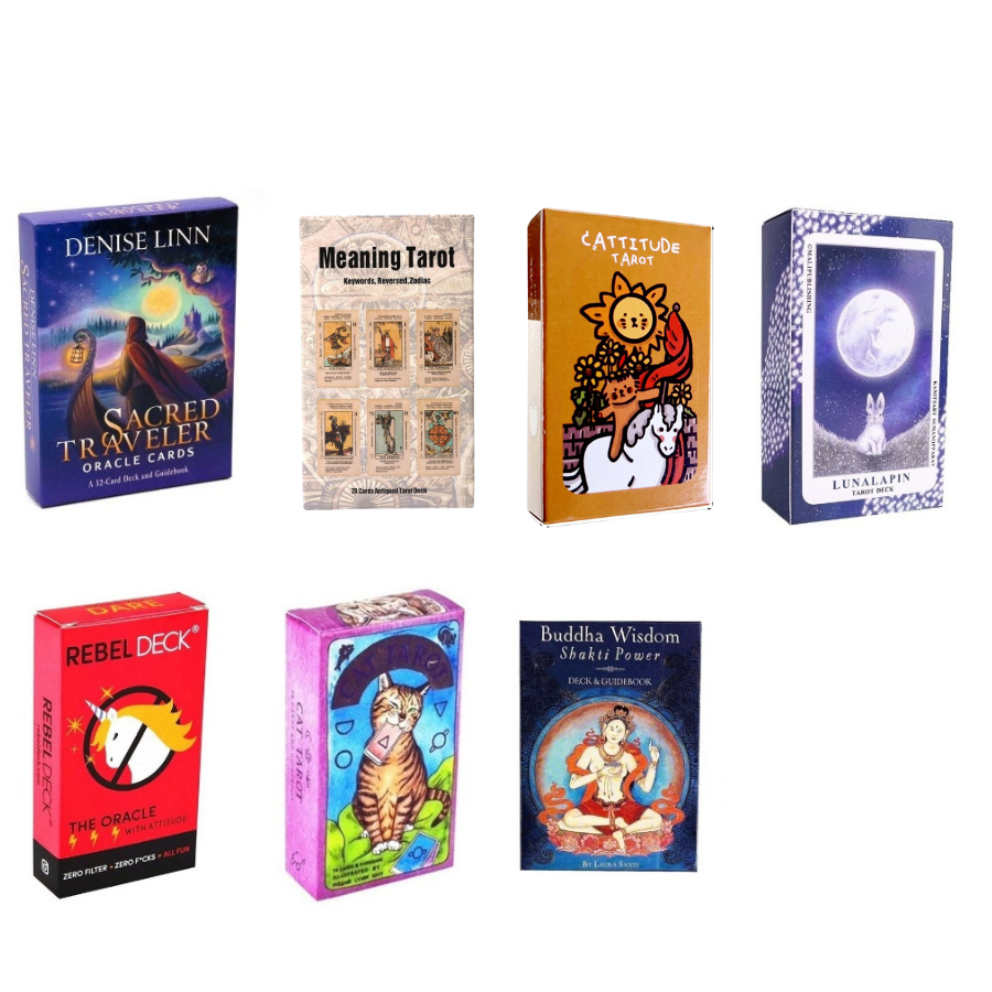 Bộ bài Tarot Size Thường Denise, Meaning, Cat, Lunalaphin,... - Tarotshop size thường nhiều mẫu taro