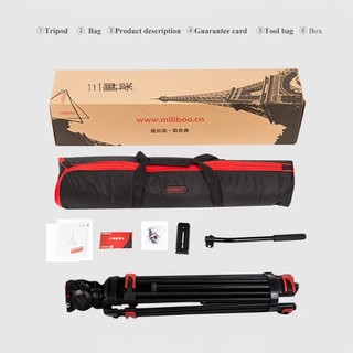 Chân Máy Quay Miliboo MTT602A Hợp Kim Nhôm Cao Cấp – Tải Trọng 10kg, Chiều Cao 193cm