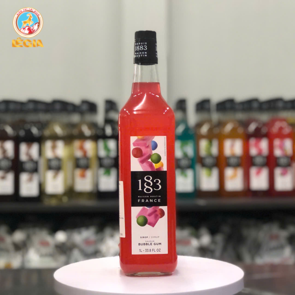 SYRUP 1883 KẸO CAO SU 1L - BUBBLE GUM 1883 SYRUP