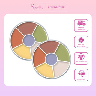  Che khuyết điểm triệt sắc Kryolan dạng ô nhỏ 6 ô màu che mọi khuyết điểm 