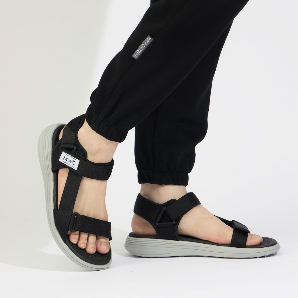 Giày Nam MWC 7059 - Giày Sandal Nam Quai Ngang Thời Trang Dáng Basic Đế Mềm Êm Chân
