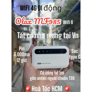 Bộ phát wifi 4G bỏ túi di động Olax MF985 pin 3.000ma , sạc Type C