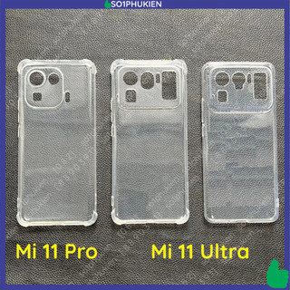 Ốp lưng Xiaomi Mi 11 Pro / Mi 11 Ultra dẻo trong chống sốc bảo vệ cam bền đẹp