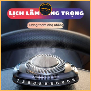 Máy khuếch tán nước hoa Aromatherapy khử mùi xe hơi sử dụng năng lượng mặt trời - kèm ghi số điện thoại đỗ xe oto