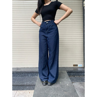  Quần Jean Ống Suông Rộng Xanh Denim Siêu Hack Dáng 
