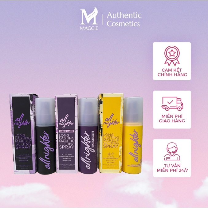Xịt khoá makeup URBAN DECAY All Nighter Setting Spray