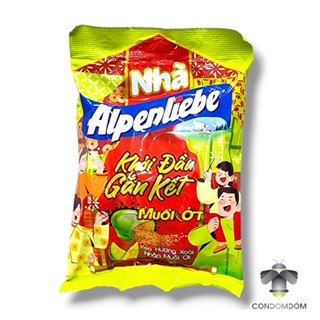 Gói 84.1gr kẹo Alpenliebe Xoài Muối Ớt siêu thần thánh hot hit