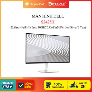  Màn hình Dell S2425H 23.8Inch  Full HD  5ms  100HZ  250cd m2  IPS  Loa  Silver  3 Year  