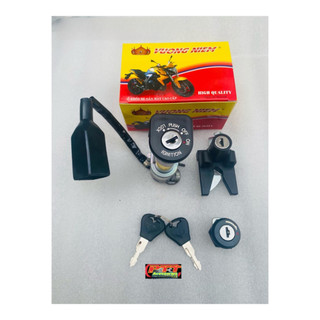 BỘ Ổ KHOÁ XE MAX 3 ( Trung Quốc ) - KHOÁ MÁY DƯỚI CỐP
