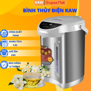 Bình Thủy Điện KAW Đun Nước Nóng Giữ Nhiệt 5.8L, Công Suất 750W, Bảo Hành 12 Tháng