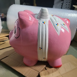 Heo đất tiết kiệm có nơ size 33cm