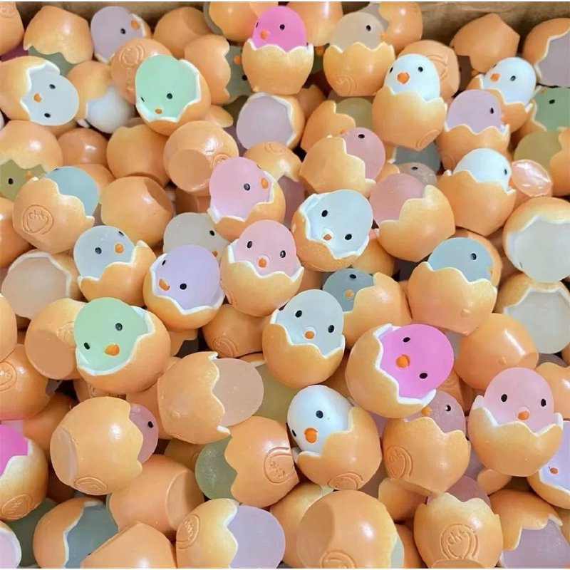 Túi mù trứng gà mini eggy, trứng phục sinh dạ quang phát sang trang trí